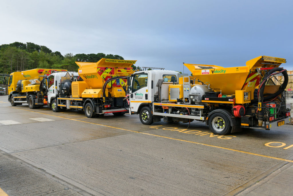 New machine helps repair potholes that are difficult to reach